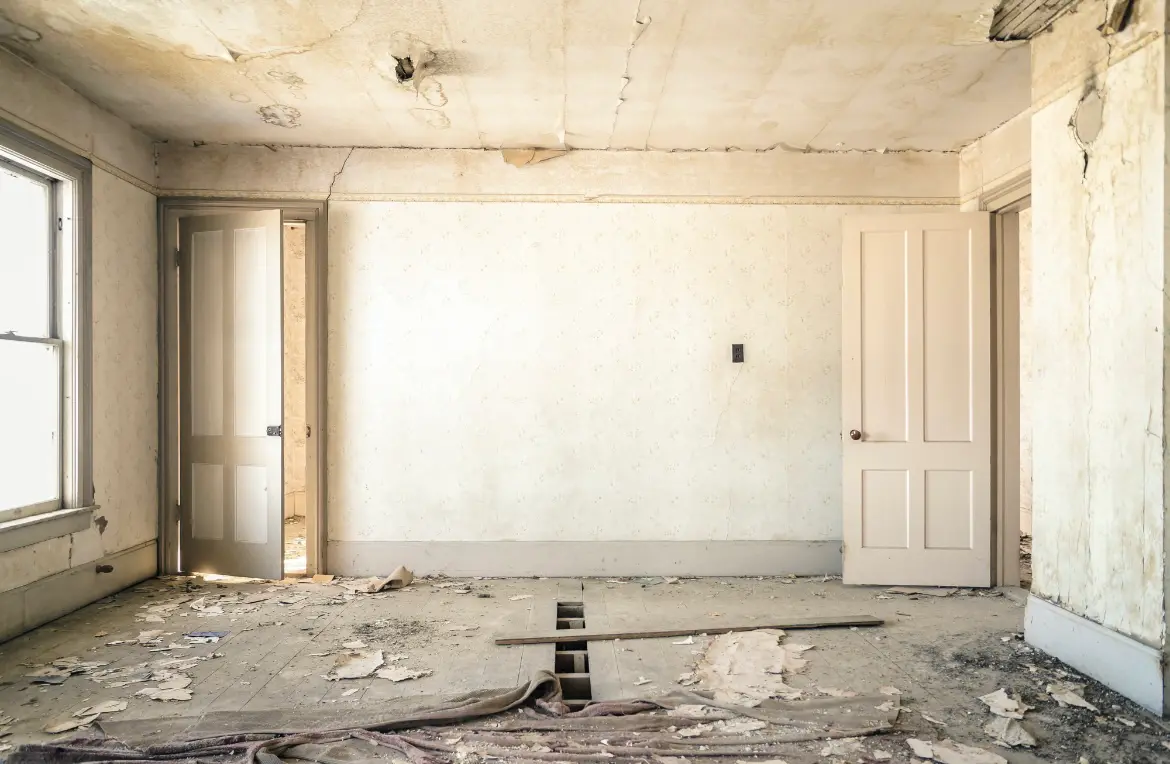 Waste disposal crew managing a cleanout project in Bay Harbor Islands